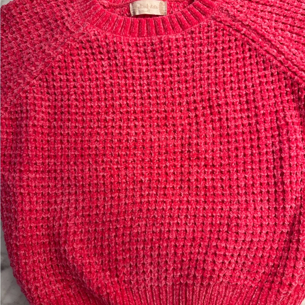 Alterd State Cozy Pink Knit Sweater